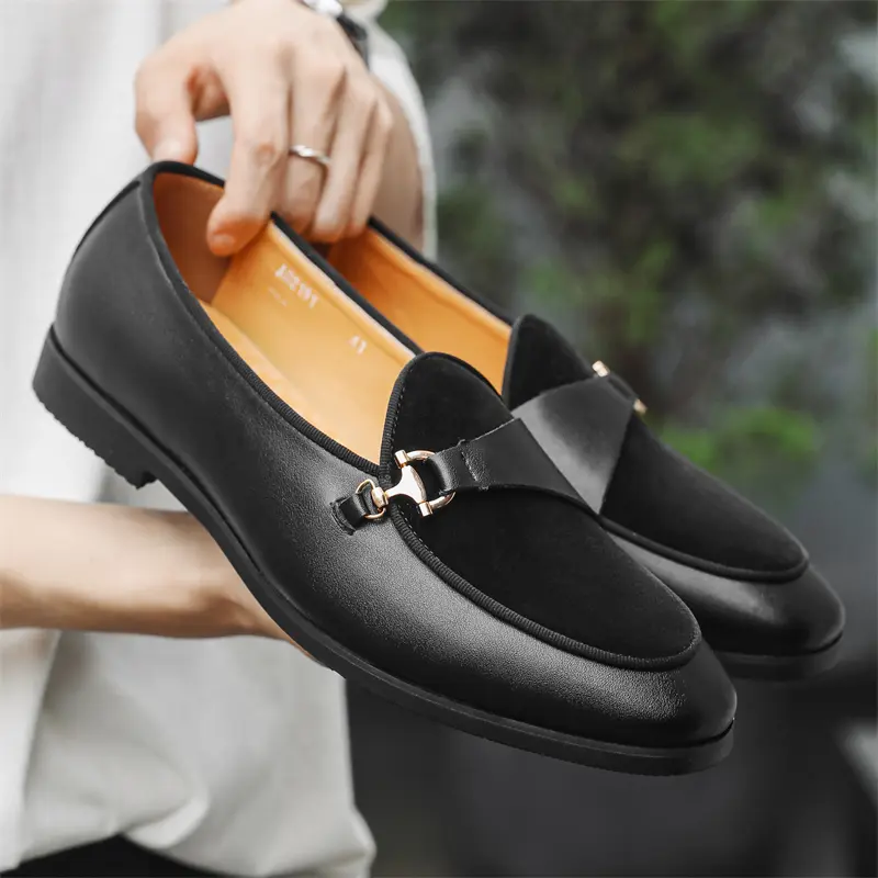 Leather Shoes Formal Personality Design Tenis Men De Hombre Moccasins Tenis Caballero Designer sneakers Fashion Dress