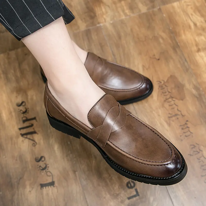 Leather Shoes Casual Business Shoes for Men Dress Tenis De Hombre Moccasins Mokasin Tenis Caballero Designer sneakers