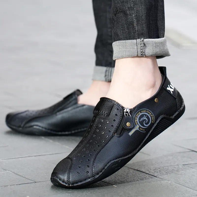 Leather Shoes Casual Business Shoes for Men Dress Tenis De Hombre Moccasins Mokasin Tenis Caballero Designer