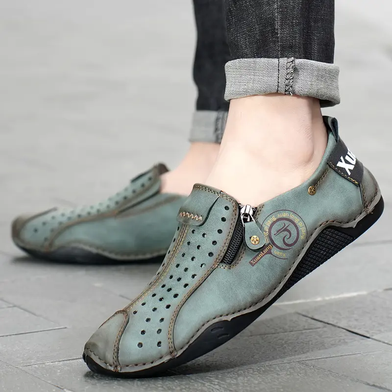 Leather Shoes Casual Business Shoes for Men Dress Tenis De Hombre Moccasins Mokasin Tenis Caballero Designer
