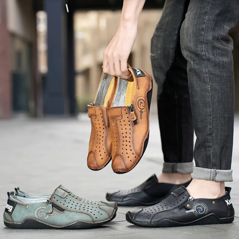 Leather Shoes Casual Business Shoes for Men Dress Tenis De Hombre Moccasins Mokasin Tenis Caballero Designer