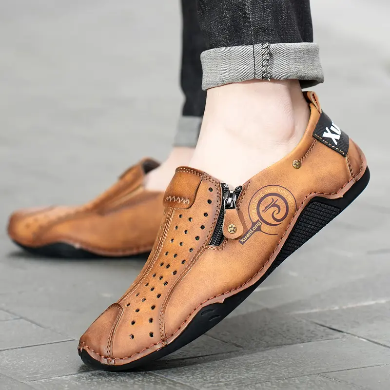 Leather Shoes Casual Business Shoes for Men Dress Tenis De Hombre Moccasins Mokasin Tenis Caballero Designer