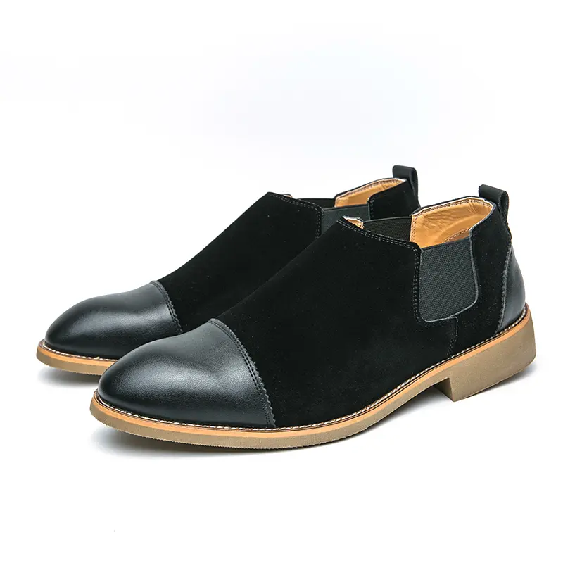 Men's Loafers Luxury Brand Leather Dress Shoes Breathable Slip-On Solid Formal Casual Shoes Handmade Designer Men Shoes Mocassin