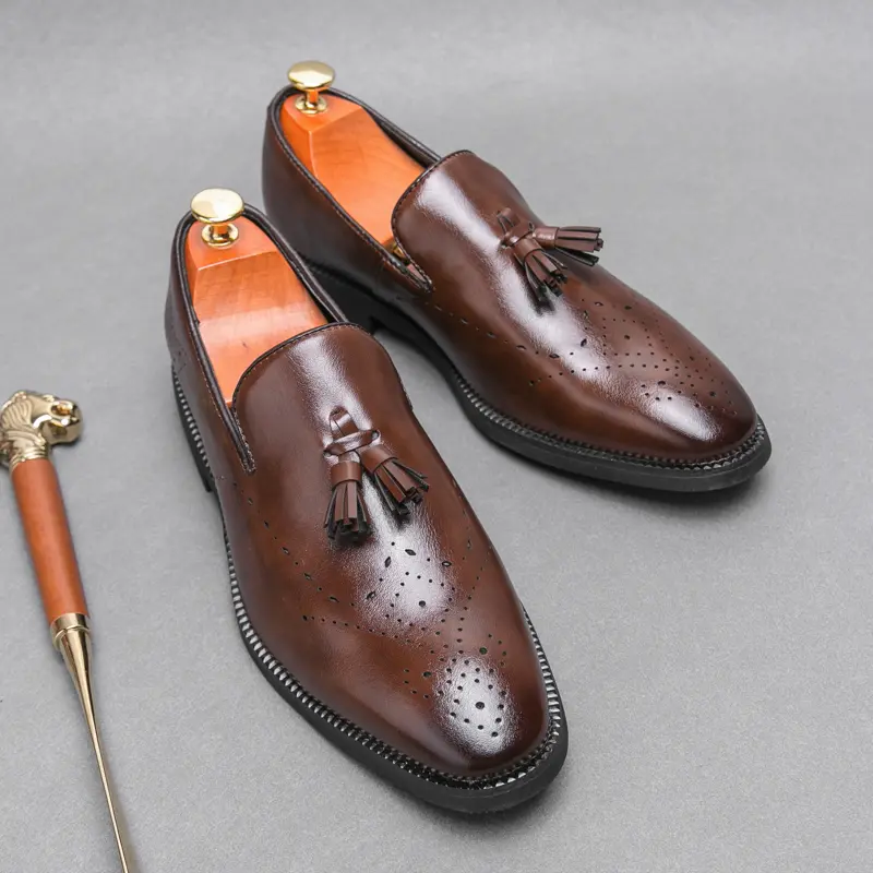 Leather Shoes Casual Business Shoes for Men Dress Tenis De Hombre Moccasins Mokasin Tenis Caballero Designer sneakers