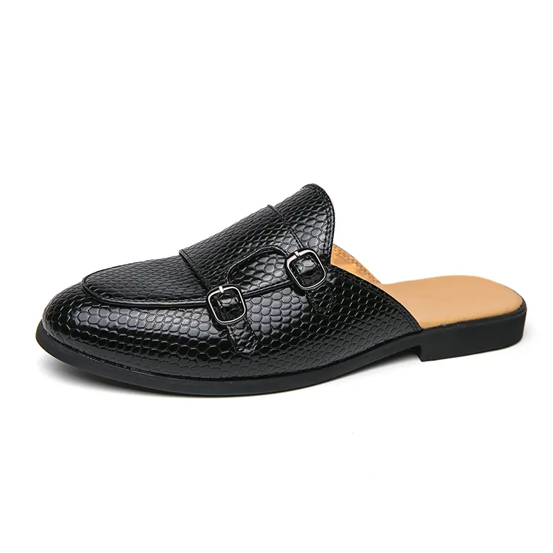 Men's Loafers Luxury Brand Leather Dress Shoes Breathable Slip-On Solid Formal Casual Shoes Handmade Designer Men Shoes Mocassin