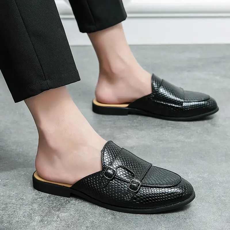 Men's Loafers Luxury Brand Leather Dress Shoes Breathable Slip-On Solid Formal Casual Shoes Handmade Designer Men Shoes Mocassin