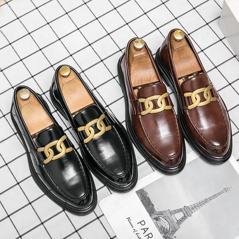Leather Shoes Casual Business Shoes for Men Dress Tenis De Hombre Moccasins Mokasin Tenis Caballero Designer