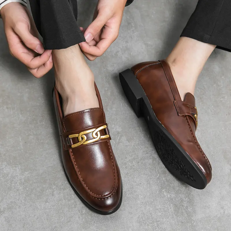 Leather Shoes Casual Business Shoes for Men Dress Tenis De Hombre Moccasins Mokasin Tenis Caballero Designer sneakers