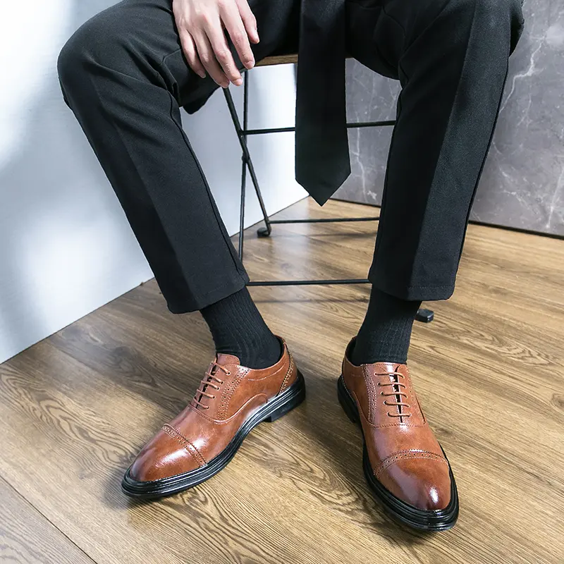Leather Shoes Casual Business Shoes for Men Dress Tenis De Hombre Moccasins Mokasin Tenis Caballero Designer