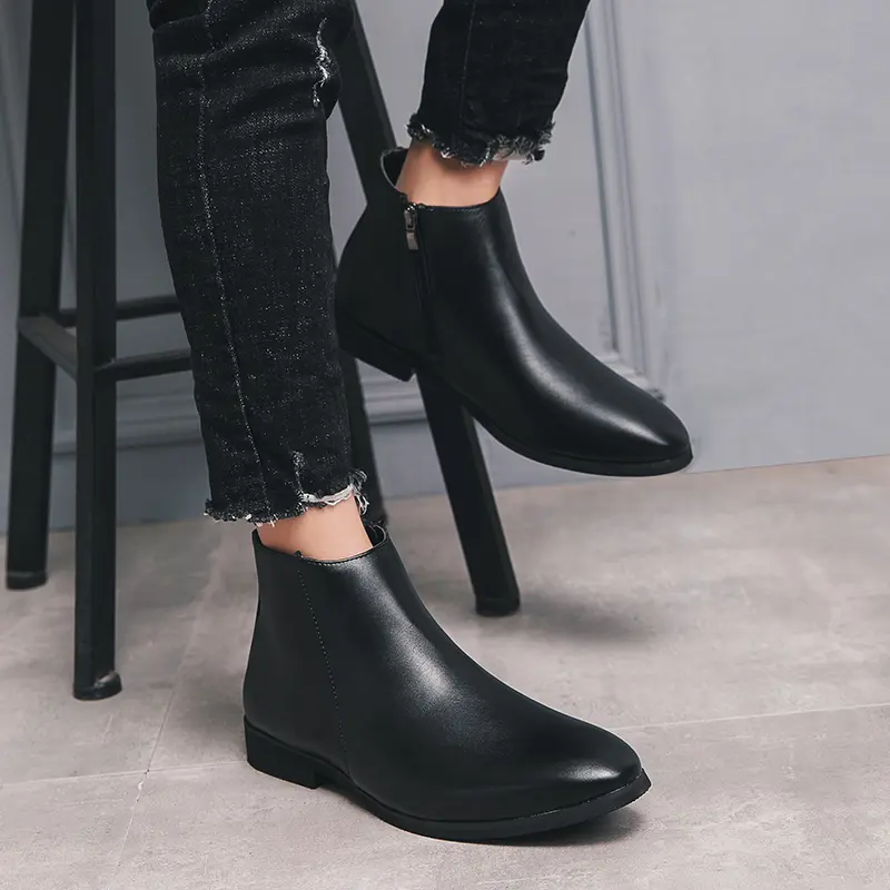 Men's Loafers Luxury Brand Leather Dress Shoes Breathable Slip-On Solid Formal Casual Shoes Handmade Designer Men Shoes Mocassin