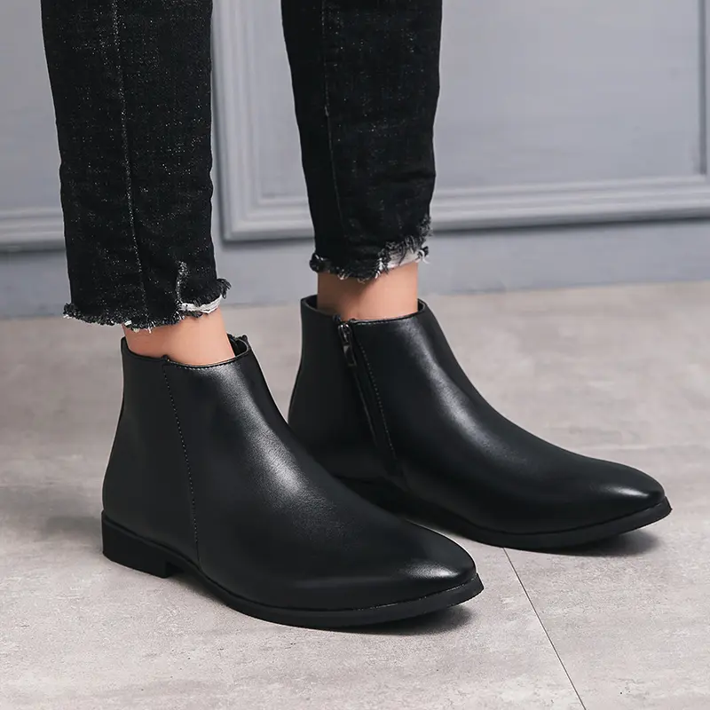 Men's Loafers Luxury Brand Leather Dress Shoes Breathable Slip-On Solid Formal Casual Shoes Handmade Designer Men Shoes Mocassin