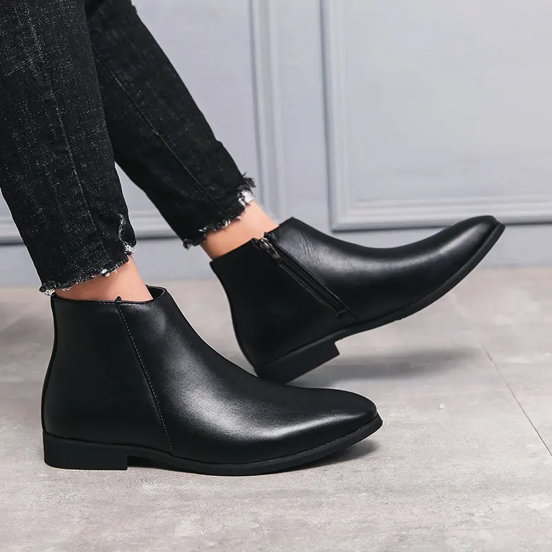Men's Loafers Luxury Brand Leather Dress Shoes Breathable Slip-On Solid Formal Casual Shoes Handmade Designer Men Shoes Mocassin