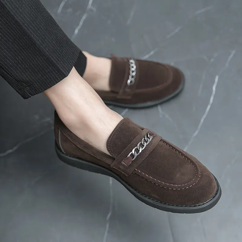 Leather Shoes Casual Business Shoes for Men Dress Tenis De Hombre Moccasins Mokasin Tenis Caballero Designer