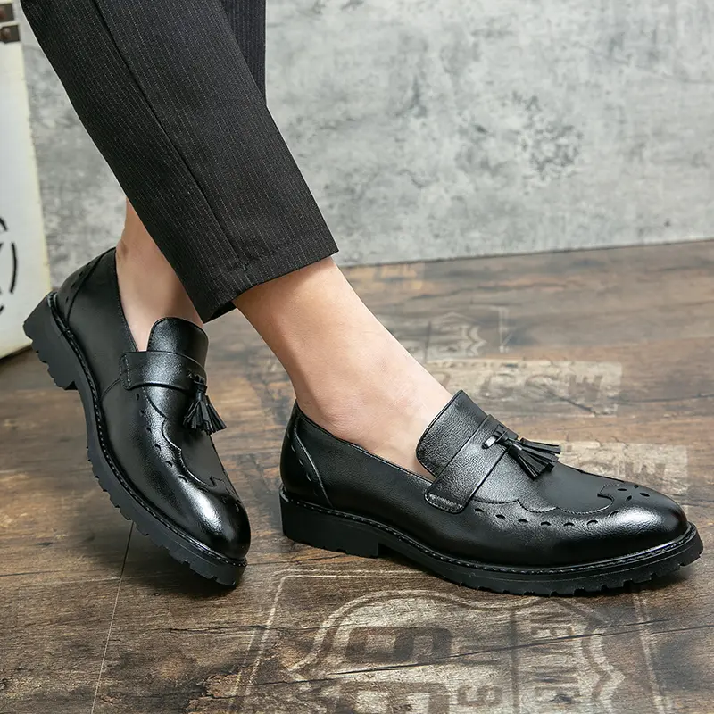 Leather Shoes Casual Business Shoes for Men Dress Tenis De Hombre Moccasins Mokasin Tenis Caballero Designer