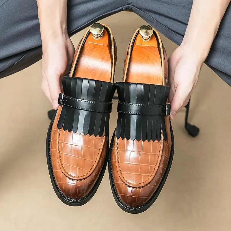 Leather Shoes Casual Business Shoes for Men Dress Tenis De Hombre Moccasins Mokasin Tenis Caballero Designer