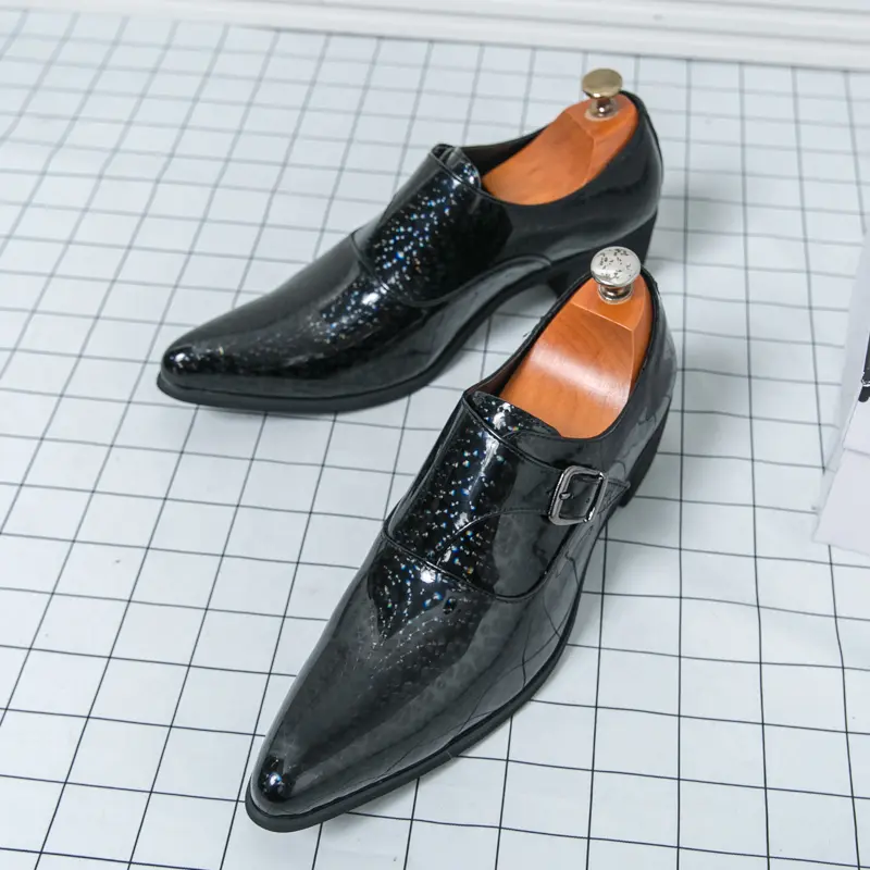 Men's Loafers Luxury Brand Leather Dress Shoes Breathable Slip-On Solid Formal Casual Shoes Handmade Designer Men Shoes Mocassin