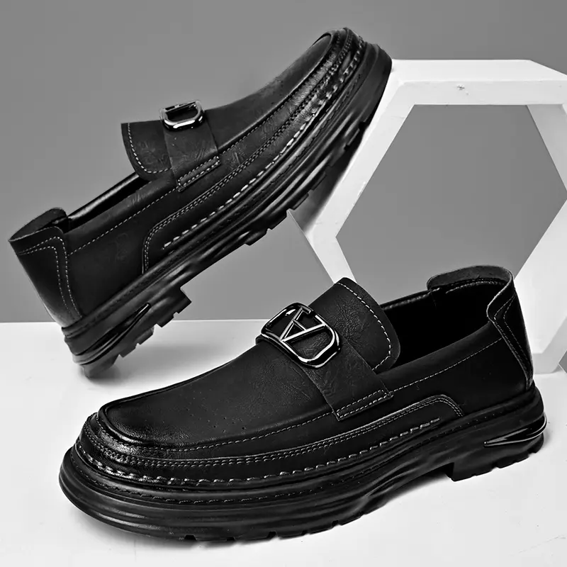 Leather Shoes Casual Business Shoes for Men Dress Tenis De Hombre Moccasins Mokasin Tenis Caballero Designer