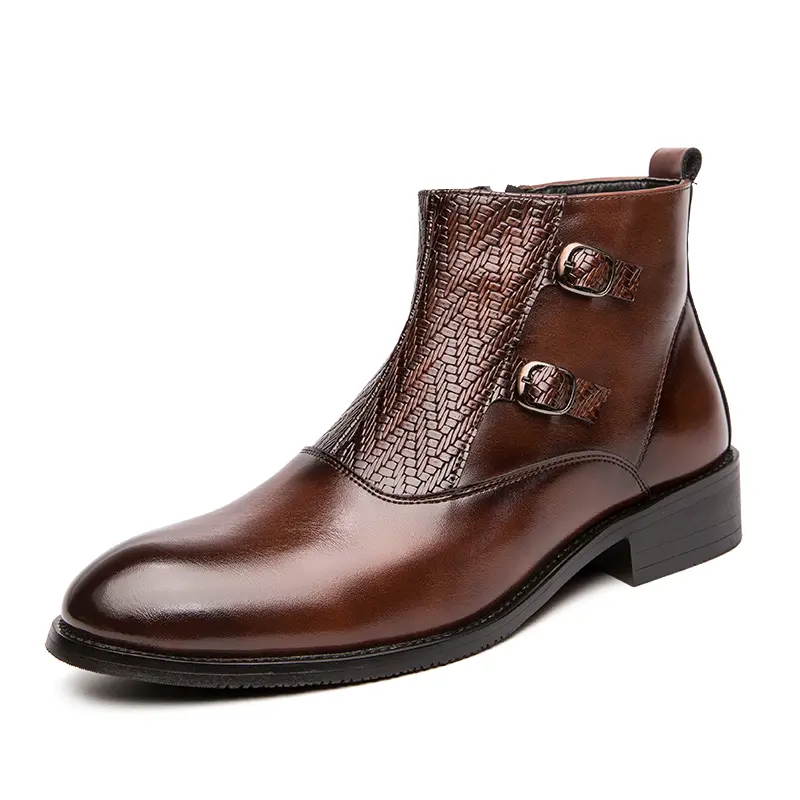 Men's Loafers Luxury Brand Leather Dress Shoes Breathable Slip-On Solid Formal Casual Shoes Handmade Designer Men Shoes Mocassin