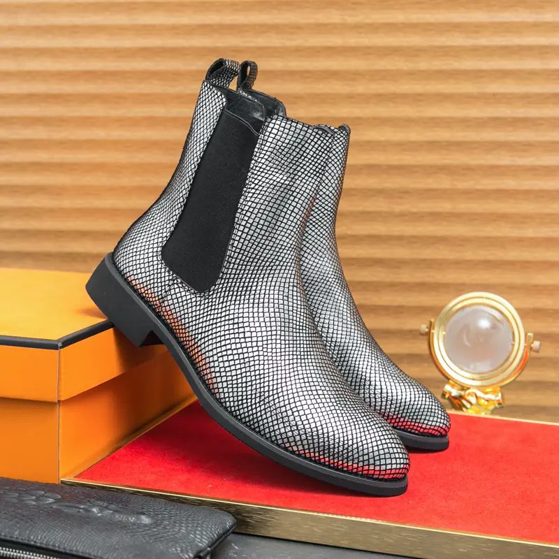 Men's Loafers Luxury Brand Leather Dress Shoes Breathable Slip-On Solid Formal Casual Shoes Handmade Designer Men Shoes Mocassin