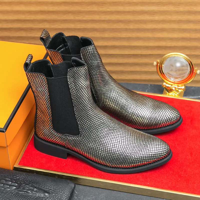 Men's Loafers Luxury Brand Leather Dress Shoes Breathable Slip-On Solid Formal Casual Shoes Handmade Designer Men Shoes Mocassin