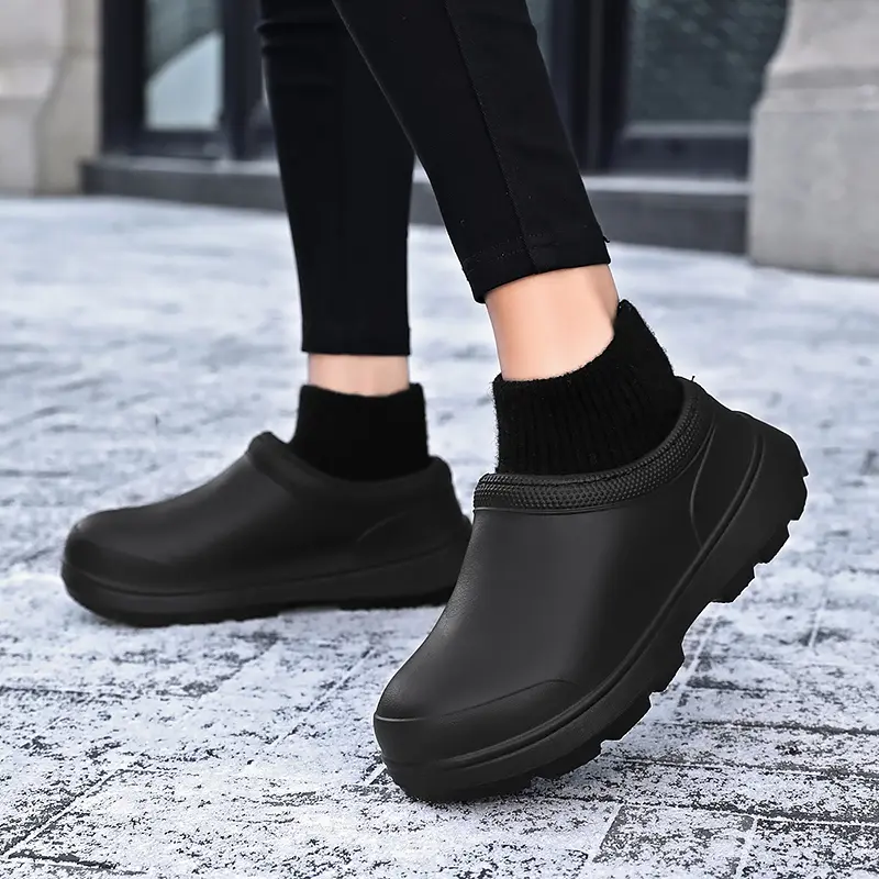 Outdoor Fashion Men Women's Non-slip Rain Shoes Four Seasons Fashion Waterproof Non-slip Kitchen Work Rain Boots
