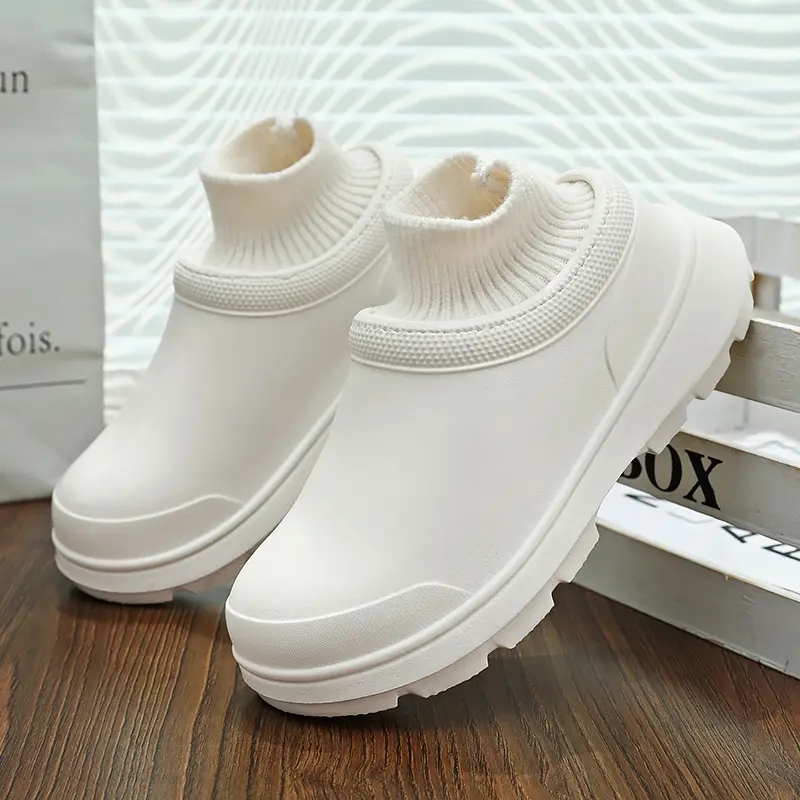 Outdoor Fashion Men Women's Non-slip Rain Shoes Four Seasons Fashion Waterproof Non-slip Kitchen Work Rain Boots