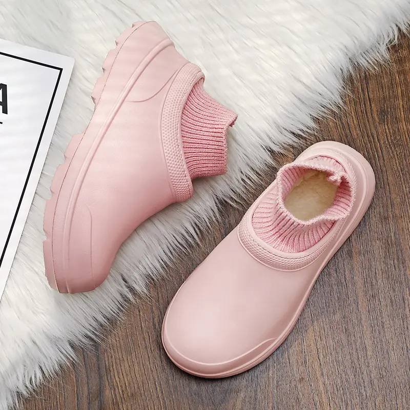 Outdoor Fashion Men Women's Non-slip Rain Shoes Four Seasons Fashion Waterproof Non-slip Kitchen Work Rain Boots