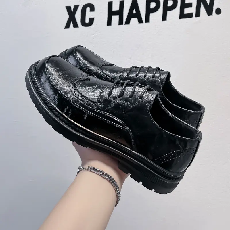 Men's Loafers Luxury Brand Leather Dress Shoes Breathable Slip-On Solid Formal Casual Shoes Handmade Designer Men Shoes Mocassin