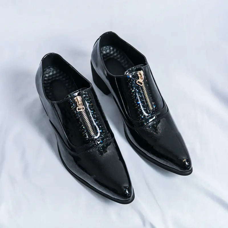 Men's Loafers Luxury Brand Leather Dress Shoes Breathable Slip-On Solid Formal Casual Shoes Handmade Designer Men Shoes Mocassin