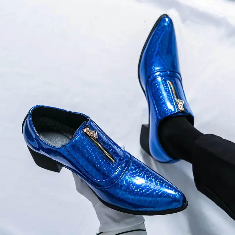 Men's Loafers Luxury Brand Leather Dress Shoes Breathable Slip-On Solid Formal Casual Shoes Handmade Designer Men Shoes Mocassin