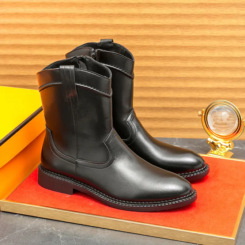 Men's Loafers Luxury Brand Leather Dress Shoes Breathable Slip-On Solid Formal Casual Shoes Handmade Designer Men Shoes Mocassin