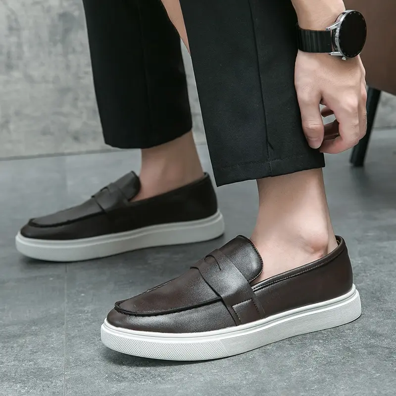 Leather Shoes Formal Personality Design Tenis Men De Hombre Moccasins Tenis Caballero Designer sneakers Fashion Dress