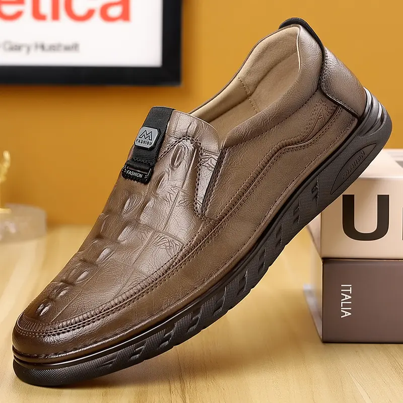 Leather Shoes Casual Business Shoes for Men Dress Tenis De Hombre Moccasins Mokasin Tenis Caballero Designer