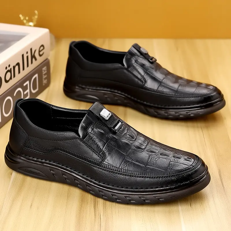 Leather Shoes Casual Business Shoes for Men Dress Tenis De Hombre Moccasins Mokasin Tenis Caballero Designer