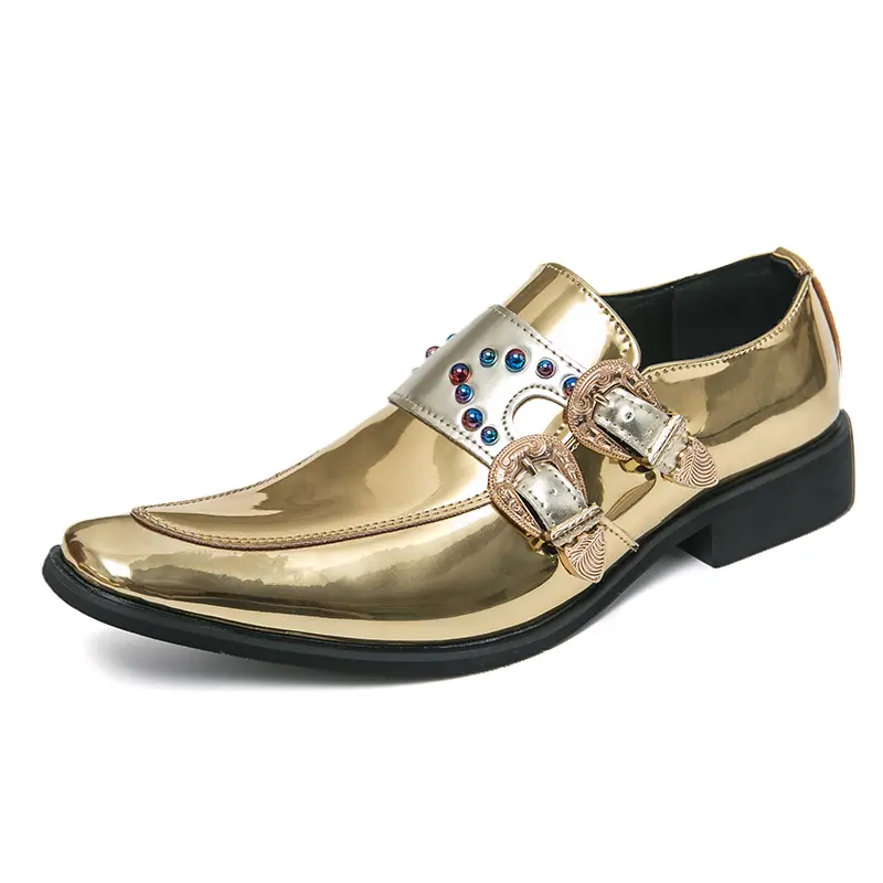 Men's Loafers Luxury Brand Leather Dress Shoes Breathable Slip-On Solid Formal Casual Shoes Handmade Designer Men Shoes Mocassin