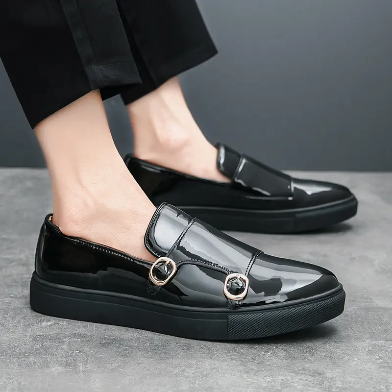 Leather Shoes Formal Personality Design Tenis Men De Hombre Moccasins Tenis Caballero Designer sneakers Fashion Dress