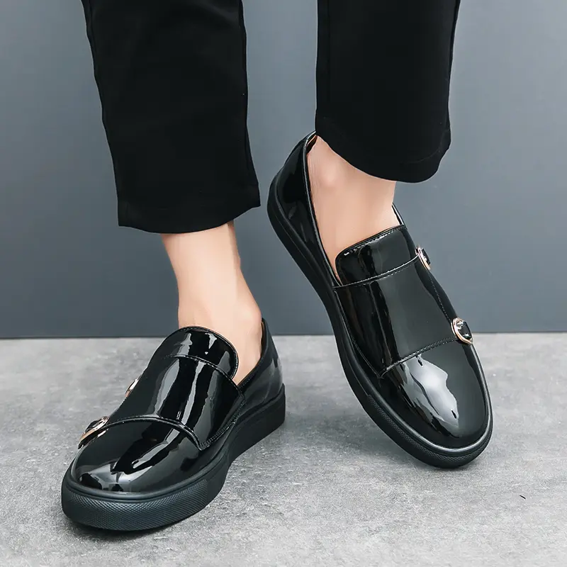 Leather Shoes Formal Personality Design Tenis Men De Hombre Moccasins Tenis Caballero Designer sneakers Fashion Dress