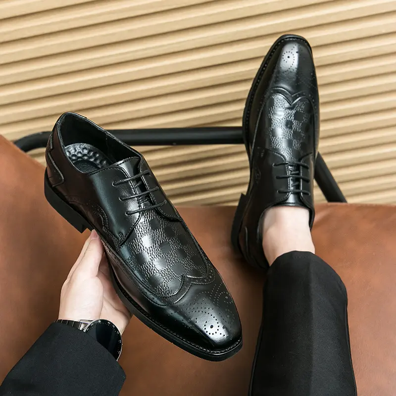 Leather Shoes Formal Personality Design Tenis Men De Hombre Moccasins Tenis Caballero Designer sneakers Fashion Dress