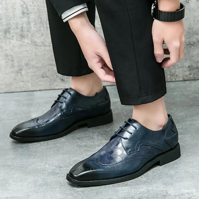 Leather Shoes Formal Personality Design Tenis Men De Hombre Moccasins Tenis Caballero Designer sneakers Fashion Dress