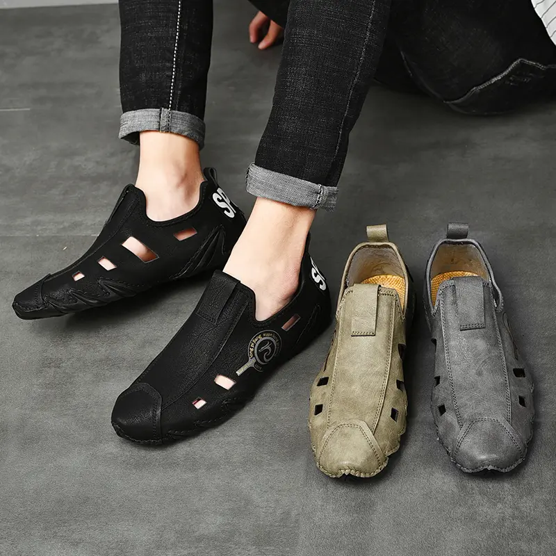 Leather Shoes Casual Business Shoes for Men Dress Tenis De Hombre Moccasins Mokasin Tenis Caballero Designer