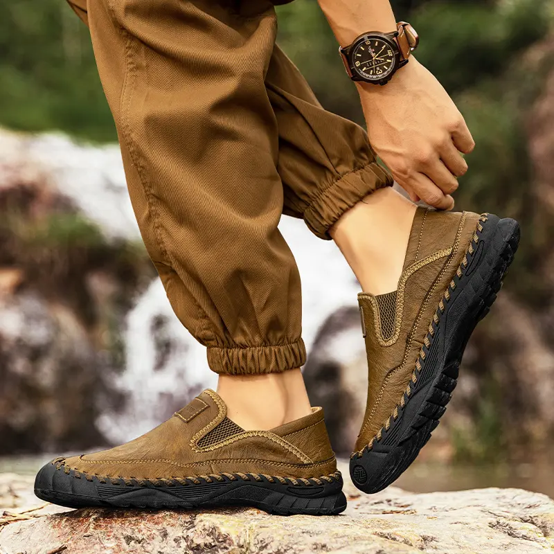 Leather Shoes Casual Business Shoes for Men Dress Sneakers Tenis De Hombre Moccasins Mokasin Tenis Caballero Designer