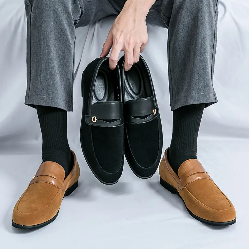Leather Shoes Formal Personality Design Tenis Men De Hombre Moccasins Tenis Caballero Designer sneakers Fashion Dress