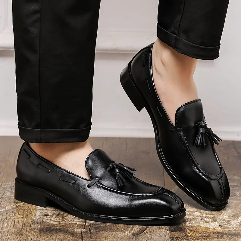 Leather Shoes Casual Business Shoes for Men Dress Tenis De Hombre Moccasins Mokasin Tenis Caballero Designer