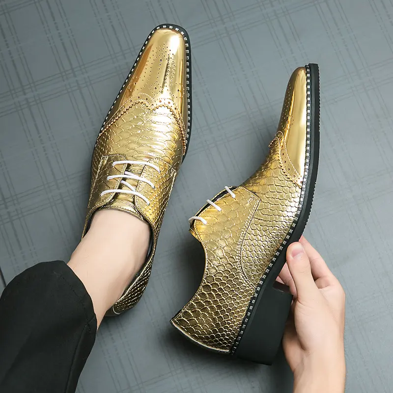 Leather Shoes Formal Personality Design Tenis Men De Hombre Moccasins Tenis Caballero Designer sneakers Fashion Dress