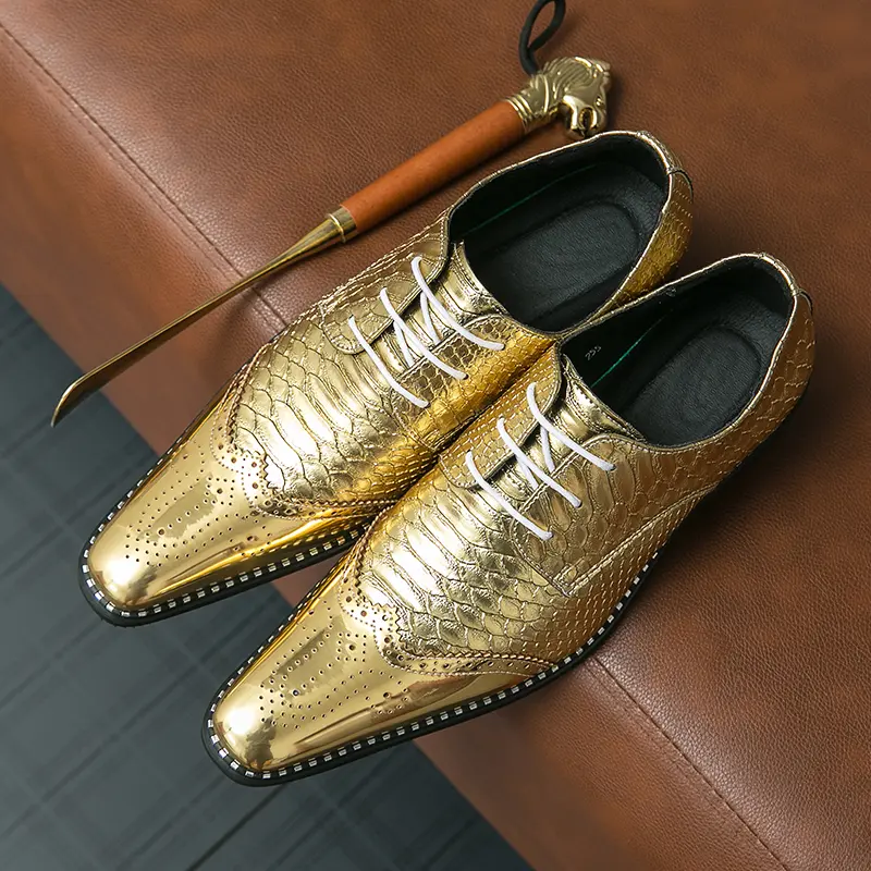 Leather Shoes Formal Personality Design Tenis Men De Hombre Moccasins Tenis Caballero Designer sneakers Fashion Dress