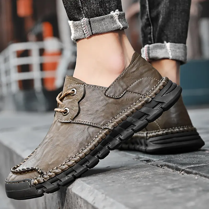 Leather Shoes Casual Business Shoes for Men Dress Tenis De Hombre Moccasins Mokasin Tenis Caballero Designer