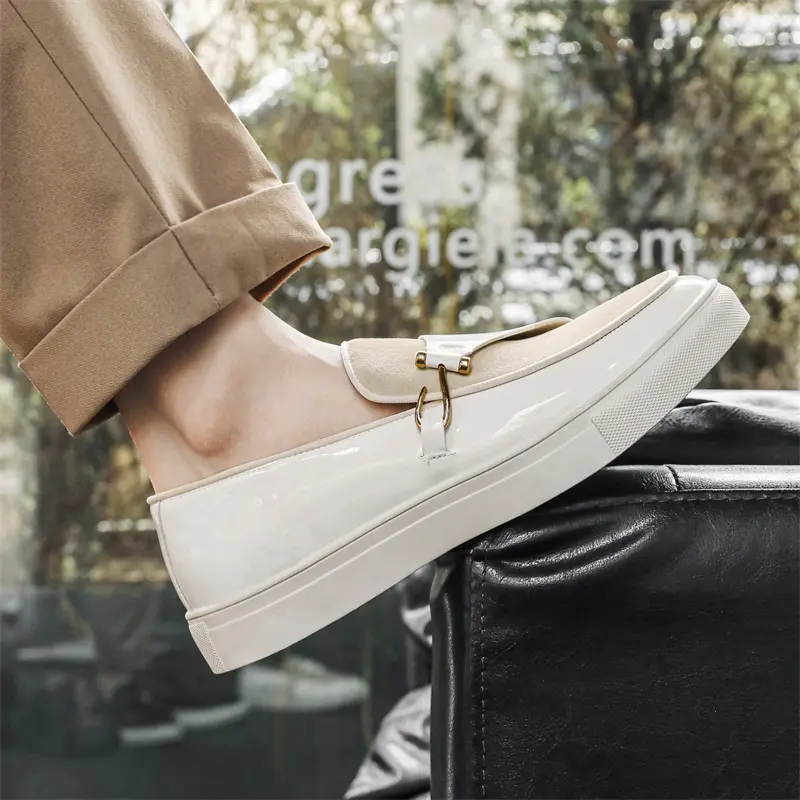 Leather Shoes Formal Personality Design Tenis Men De Hombre Moccasins Tenis Caballero Designer sneakers Fashion Dress