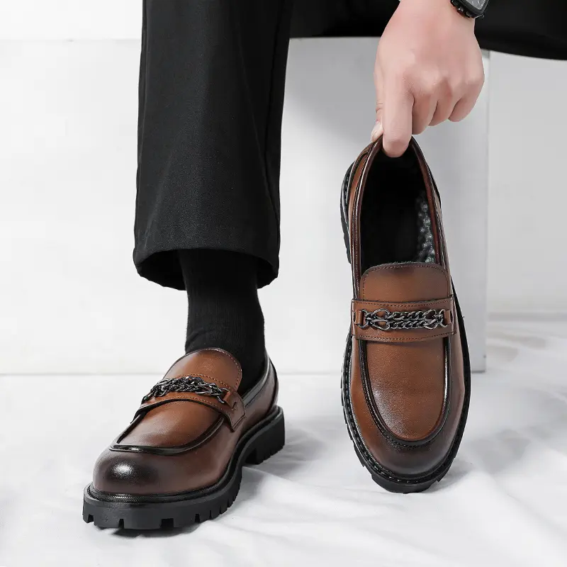 Leather Shoes Casual Business Shoes for Men Dress Tenis De Hombre Moccasins Mokasin Tenis Caballero Designer