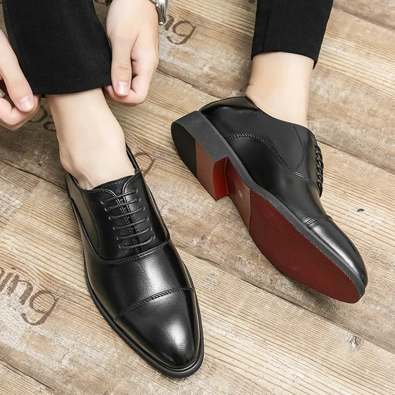 Men's Loafers Luxury Brand Leather Dress Shoes Breathable Slip-On Solid Formal Casual Shoes Handmade Designer Men Shoes Mocassin