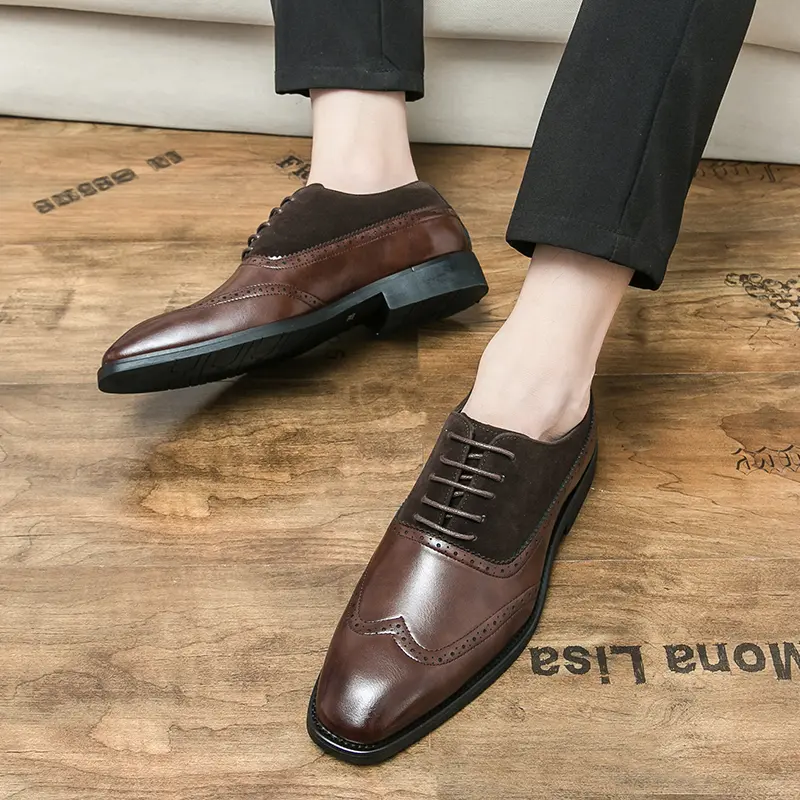 Leather Shoes Formal Personality Design Tenis Men De Hombre Moccasins Tenis Caballero Designer sneakers Fashion Dress